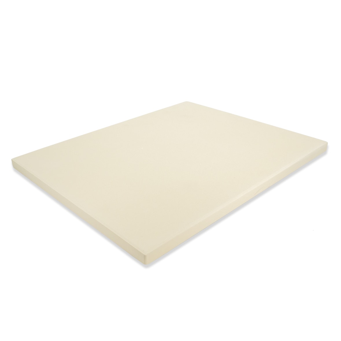 Intirilife Pizzastein in Beige - 38 x 30 x 1.5 cm - Backstein Rechteckig für Ofen und Grill zum Backen von Pizza Flammkuchen Brot
