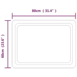 thumbnail of vidaXL LED-Badspiegel 60x80 cm