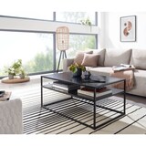 thumbnail of Couchtisch `Modern Edge`, Robuster Industrial-Stil Wohnzimmertisch mit Stauraum. 100x60x45 cm | Kadima Design