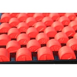 thumbnail of Zwarte kunststof telbak voor 1000 munten