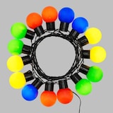 thumbnail of Guirlande Guinguette Solaire 6m 15 ampoules SuperLED G50 multicolore opaque Lotti