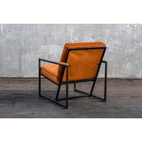 thumbnail of KAWOLA Sessel ARLY Polstersessel Bezug Velvet cognac