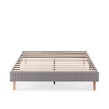 thumbnail of Base tapizada Eris 140x200 cm color Gris claro