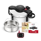 thumbnail of Cocotte Clipso Now + 9L -  900.00 cl Argent / Métallique Rond Acier Inoxydable (inox  Seb 39.50x27.80 cm