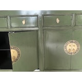 thumbnail of OPIUM OUTLET Mobili Comò Credenza Armadio Legno 150x40x85 cm, 31196 completamente assemblato, asiatico cinese orientale, oliv
