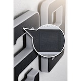 thumbnail of Paulmann Solar LED Hausnummernleuchte inkl. wechselbarer Akku Buchstabe C IP44 3000K 6lm Schwarz 94652