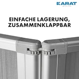 thumbnail of Stellwand doppelseitig - Mobile und faltbare Trennwand - Rahmen aus Aluminium - Semi-Transparent / 180 x 150 cm