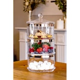 thumbnail of Ersatz-Deckel (Höhe 8,5 cm, ø 20 cm) für Glasdose Vigo 1231 + 1245, mundgeblasenes Kristallglas