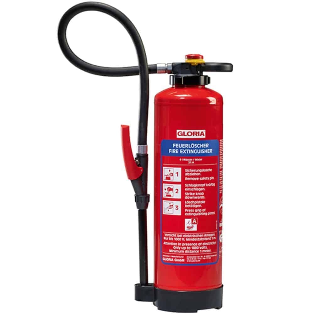 Gloria WKL 6 PRO - 6l - Wasser-Auflade-Feuerlöscher