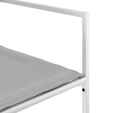 thumbnail of vidaXL Tuinstoelen 4 st met kussens staal en textileen wit