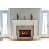 thumbnail of Chemin'Arte Camino elettrico a pavimento Focolare con ceppi 67 cm con effetto fiamme XL - 201