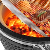 thumbnail of Kingsize Kamado-Grill Keramikgrill 21` Smoker Slowcooking Edelstahl Schwarz