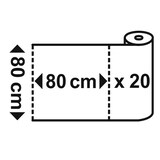 thumbnail of 20x Mitteldecken Airlaid 80 x 80 cm stoffähnlich hochwertig gelbgrün