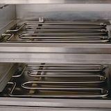 thumbnail of Romux® Horno de Pizza Compacto Doble Eléctrico de 1+1 Pizza de 30 cm Sobremesa en acero inox con Calentamiento Rápido | Temperatura 350°C - 3200 W
