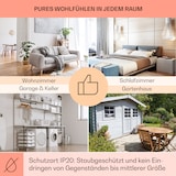 thumbnail of Wonderwall Air 72 Infrarotheizung 120x60cm 720W Wandinstallation Fernbedienung Weiß