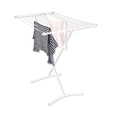 thumbnail of DanDiBo Wäscheständer Badewanne Standtrockner Weiß 93874 Faltbar Schmal Metall ohne Flügel ohne Rollen Platzsparend Zusammenklappbar