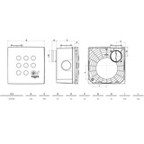 thumbnail of Schachtventilator Quadro Super I UP Weiß 115