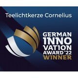 thumbnail of 4er-Set Dauerkerze Cornelius (Höhe 8 cm, Ø 6 cm) Schwarz, Teelichthalter hitzebeständig bis 90°