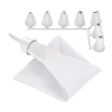 thumbnail of WellHome - Manga Pastelera de 650ml con 8 puntas extraíbles en color blanco