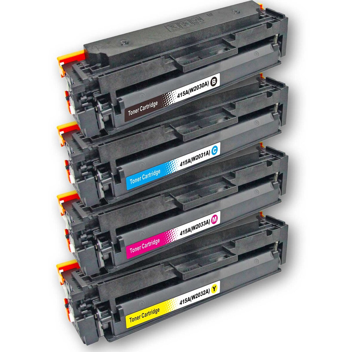 Kompatibel HP 415A mit HP Chip! W2030A, W2031A, W2033A, W2032A Sparset 4 Toner alle Farben von Gigao