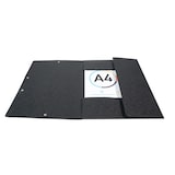 thumbnail of Exacompta  Cod. 55751E - Cartella 3 lembi con elastici Maxi Capacity Scotten cartoncino lustré 425 g/mq - 24x32cm nero  - Confezione da  50 pz.