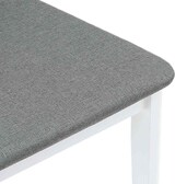 thumbnail of vidaXL Esszimmerstühle mit Kissen 2 Stk. Weiß Massivholz Gummibaum