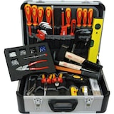 thumbnail of FAMEX 436-10 Elektriker Werkzeugkoffer mit Werkzeug Set - Profi Werkzeugkiste gefüllt - Top Qualität