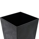 thumbnail of Siena Garden Pflanzgefäße NIZZA STONE schwarz Betonoptik, 40 x 75 cm