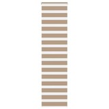 thumbnail of vidaXL Doppelrollo Sandbraun 55x200 cm Stoffbreite 50,9 cm Polyester