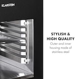 thumbnail of Hannibal Hochtemperaturgrill Indoor 2.200W 850°C Edelstahl schwarz Schwarz