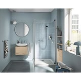 thumbnail of Ensemble de douche avec mitigeur thermostatique, pommeau 1 jet, barre 60cm et flexible - GROHE 34597001 - Economie d'eau - Chrom Grohe