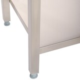 thumbnail of Romux® Évier en Acier Inoxydable avec 2 Cuves et Égouttoir à Droite 1600x700x850 mm Démontable | Évier Industriel | Plonge Inox Professionnelle