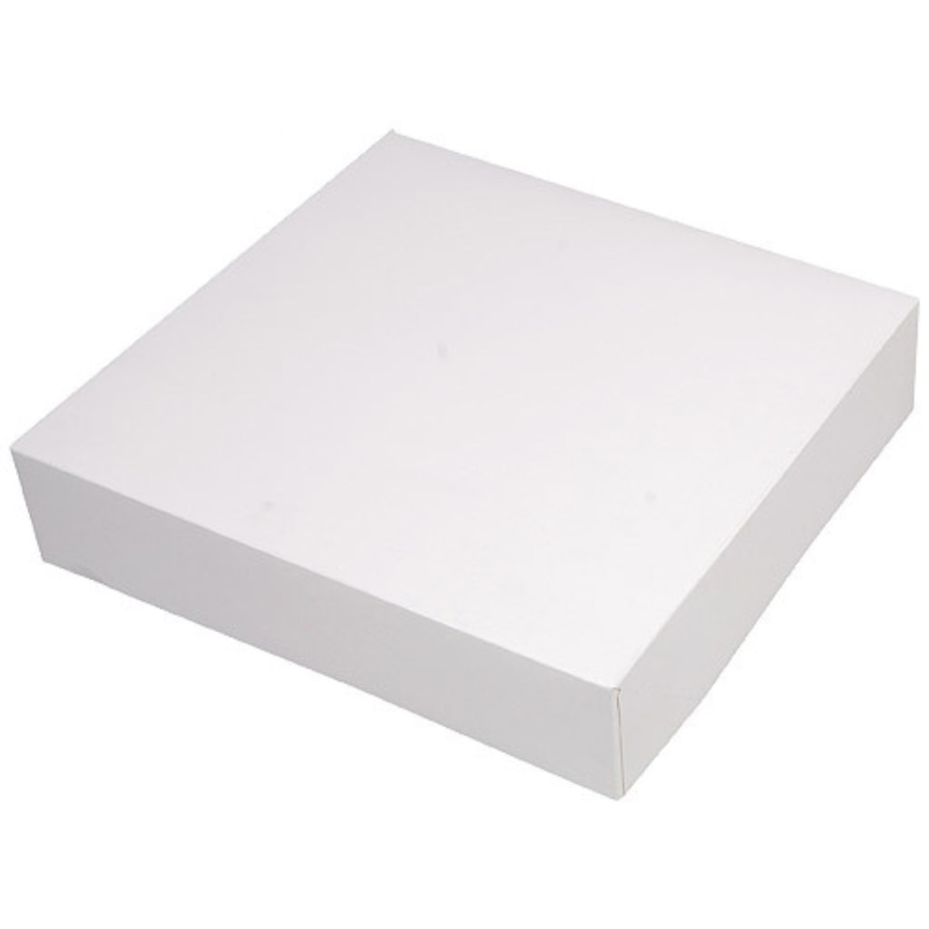 Firplast Boite pâtissière en carton blanche 350mm x 80mm (x25)