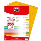 thumbnail of Paquete 500 hojas Papel Colores A4 80g Oro