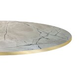 thumbnail of Restootab - Tampo Ø90 mármore venato decoração bordas em latão