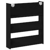 thumbnail of vidaXL Schuhschrank Schwarz Eichen-Optik 80 x 18 x 90 cm Holzwerkstoff
