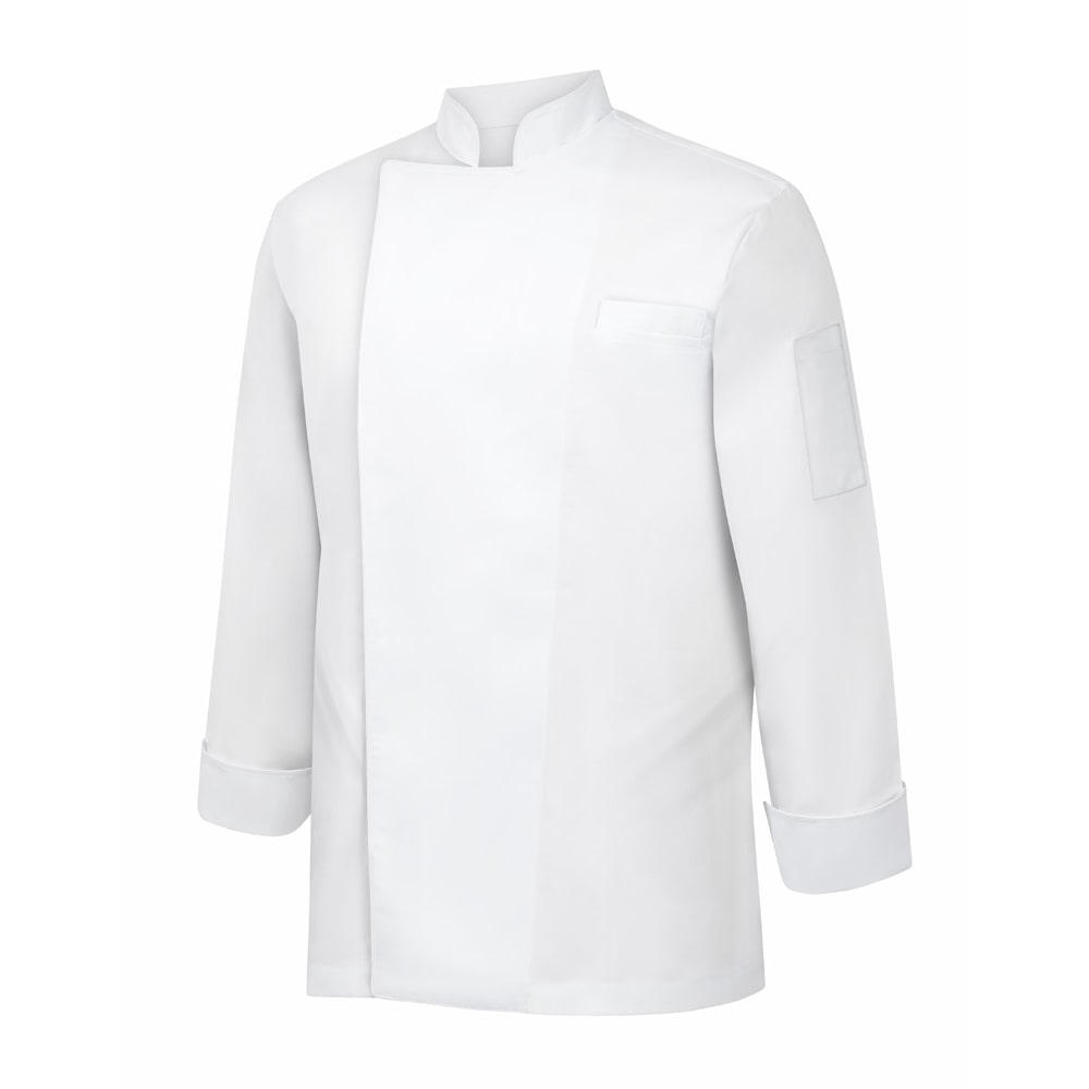 METRO PROFESSIONAL Veste de cuisine pour hommes, manches longues, taille S, blanc
