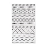 thumbnail of Adelind AE 400 Weiß / Schwarz 160cm x 230cm