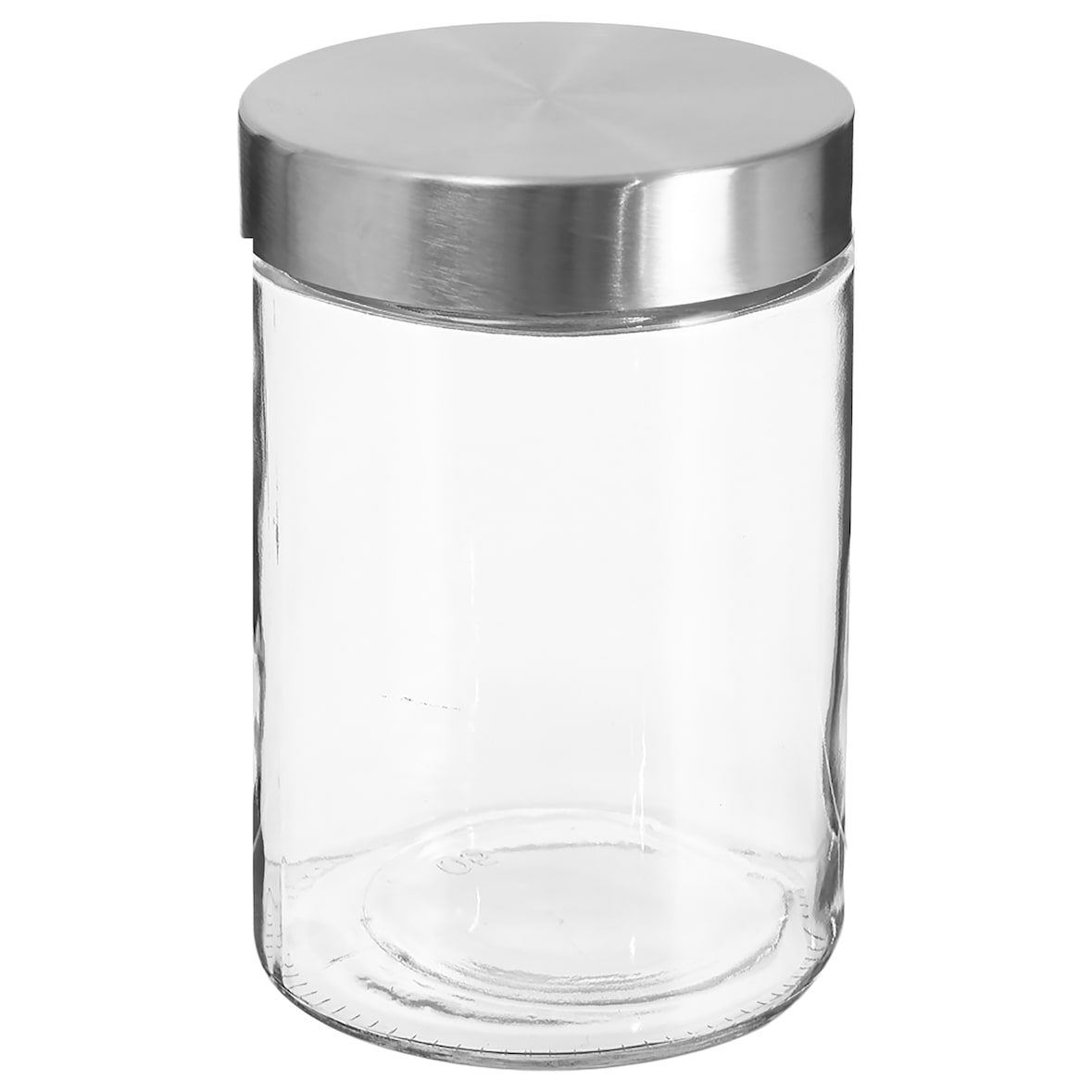 5FIVE - Tarro de Vidrio 1,2L en color Plata