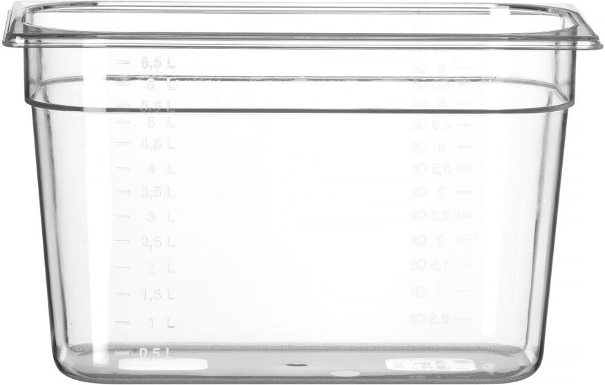 HENDI Gastronorm-Behälter 1/3, Profi Line, GN 1/3, 7,8L, Transparent, 325x176x(H)200mm