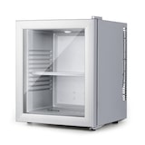 thumbnail of Brooklyn 24 Mini-Kühlschrank Glastür LED Ablage Silber