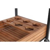 thumbnail of METRO PROFESSIONAL Outdoor Servierwagen Lynx, Alu/Eukalyptus, schwarz