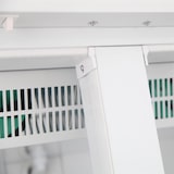 thumbnail of Frigorífico profissional de 2 portas, branco, refrigeração estática recirculada, 186 x 122 x 59 cm, com fechadura, 744L, Polar Série C CZ781