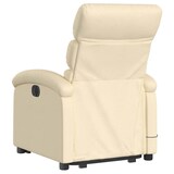 thumbnail of vidaXL Massagesessel mit Aufstehhilfe Creme Stoff
