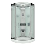 thumbnail of Komplettdusche Duschkabine Fertigdusche Dusche D58-20T0-EC 100x100 cm mit 2K Scheiben Versiegelung