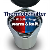thumbnail of Thermo-Sauciere Einhand Soßenkanne mit ca. 400 ml aus Edelstahl
