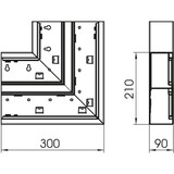 thumbnail of OBO Bettermann Flachwinkel GS-DFS90210RW 6278520