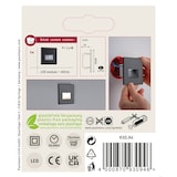 thumbnail of Paulmann Encastré mural LED Edge Quadro  carré 80x80mm  1,2W 50lm 230V  2700K Noir mat 93094