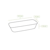 thumbnail of greenbox - Palmblatt Schälchen "Palmware®" 125 ml, rechteckig, 25 St.