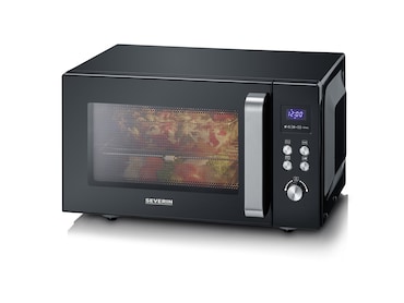 Micro-ondas Severin MW7763; Sem Prato; Com Função Grill; Potência: 900 + 1000W; Capacidade: 25L; 10 níveis de potência